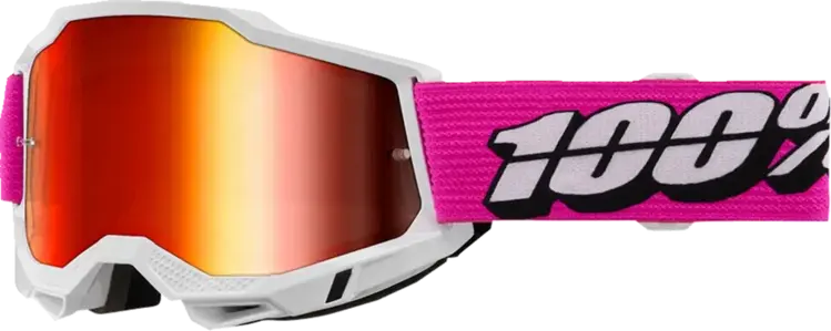 100% ACCURI 2 GOGGLES ROY- MIRROR RED LENS