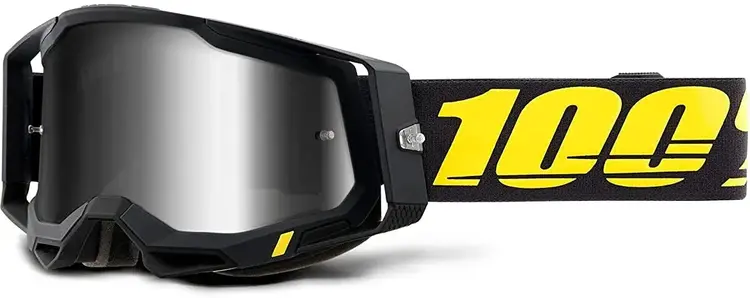 100% RACECRAFT 2 GOGGLES ARBIS - MIRROR SILVER LENS