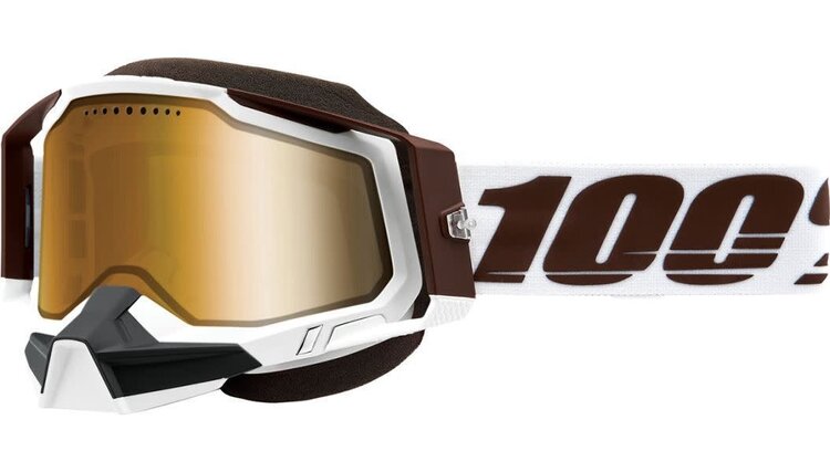100% RACECRAFT 2 SNOWBIRD - TRUE GOLD LENS