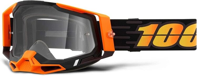 100% RACECRAFT 2 GOGGLES COSTUME 2 - CLEAR LENS