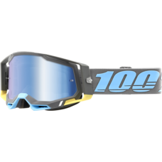 100% 100% RACECRAFT 2 TRINIDAD-MIRROR BLUE LENSES