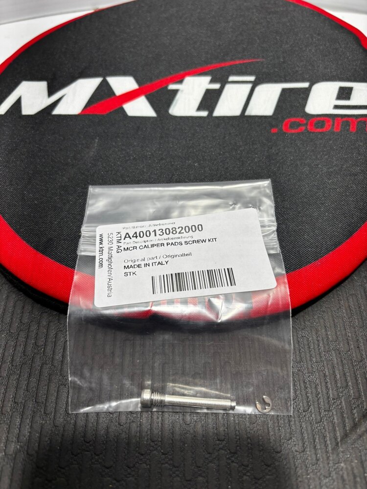 KTM / GASGAS / HUSQVARNA A40013082000 CALIPER PADS SCREW KIT SX-E3 50 SX TC MC '24-'25