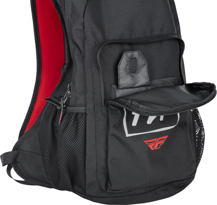FLY RACING JUMP PACK BACKPACK BLACK/GREY/RED