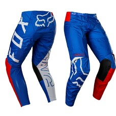 FOX RACING FOX 180 SKEW RACE PANTS RED/WHT/BLUE