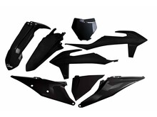 UFO Plastic Kit KTM 19-22 SX/SXF Black (KTKIT522001)