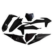 UFO Plastic Kit KTM 19-22 SX/SXF Black (KTKIT522001)