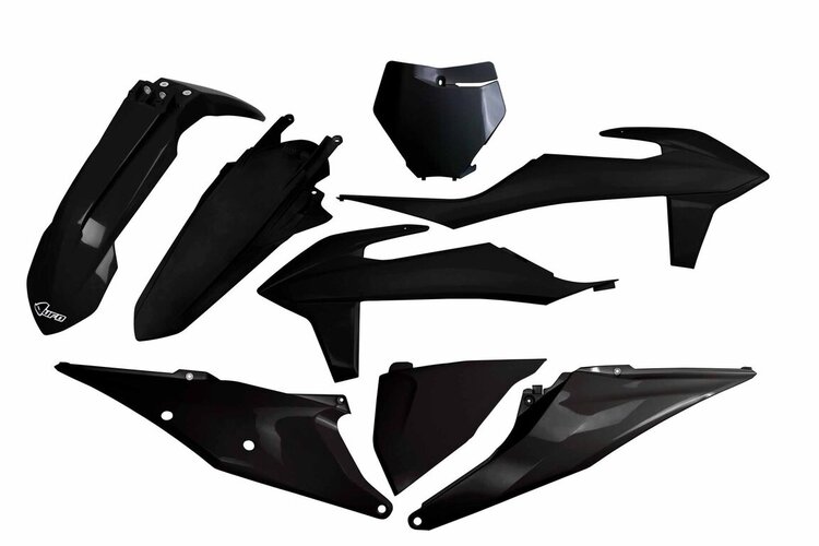 UFO Plastic Kit KTM 19-22 SX/SXF Black (KTKIT522001)