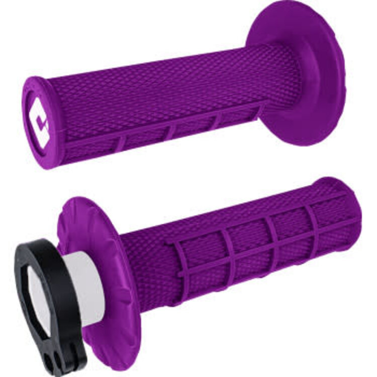ODI ODI V2 HALF WAFFLE LOCK ON GRIP PURPLE