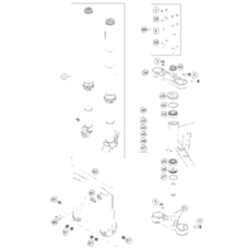 KTM 46310001044 KTM 65SX '16-'17 REAR WHEEL CPL. 1,6X12''EXCEL16