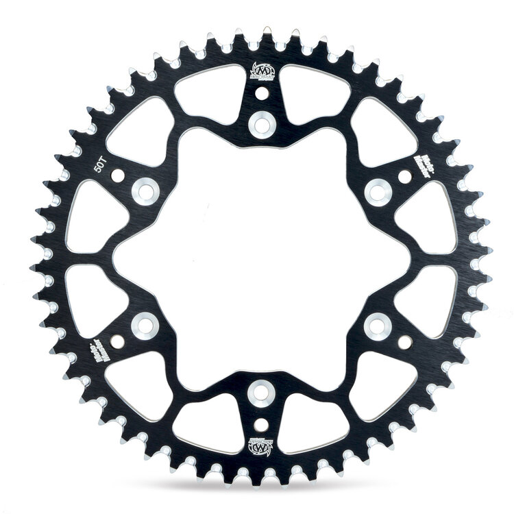 MOTO-MASTER MOTO-MASTER 7075 SERIES ALUMINIUM SPROCKET BLACK (520-50T) YAMAHA
