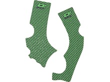 D'COR D-COR FRAME GRIP GUARD DECAL GREEN/BLACK KAWASAKI KX250F '12-'15