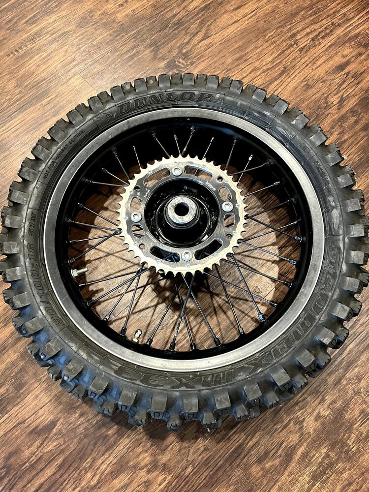 KITE WHEEL SET KTM GASGAS HUSQVARNA 85 '18-'24  SUPERMINI ALL BLACK