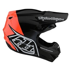 GP HELMET; BLOCK BLACK / ORANGE MD