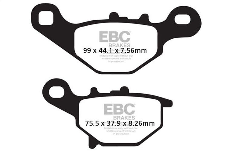 EBC EBC Front Brake Pads Suzuki RM80/RM85/DR-Z125 (96-04)