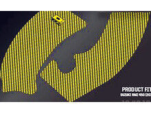 D'COR D-COR FRAME GRIP GUARD DECAL YELLOW SUZUKI RMZ450 '08-'17