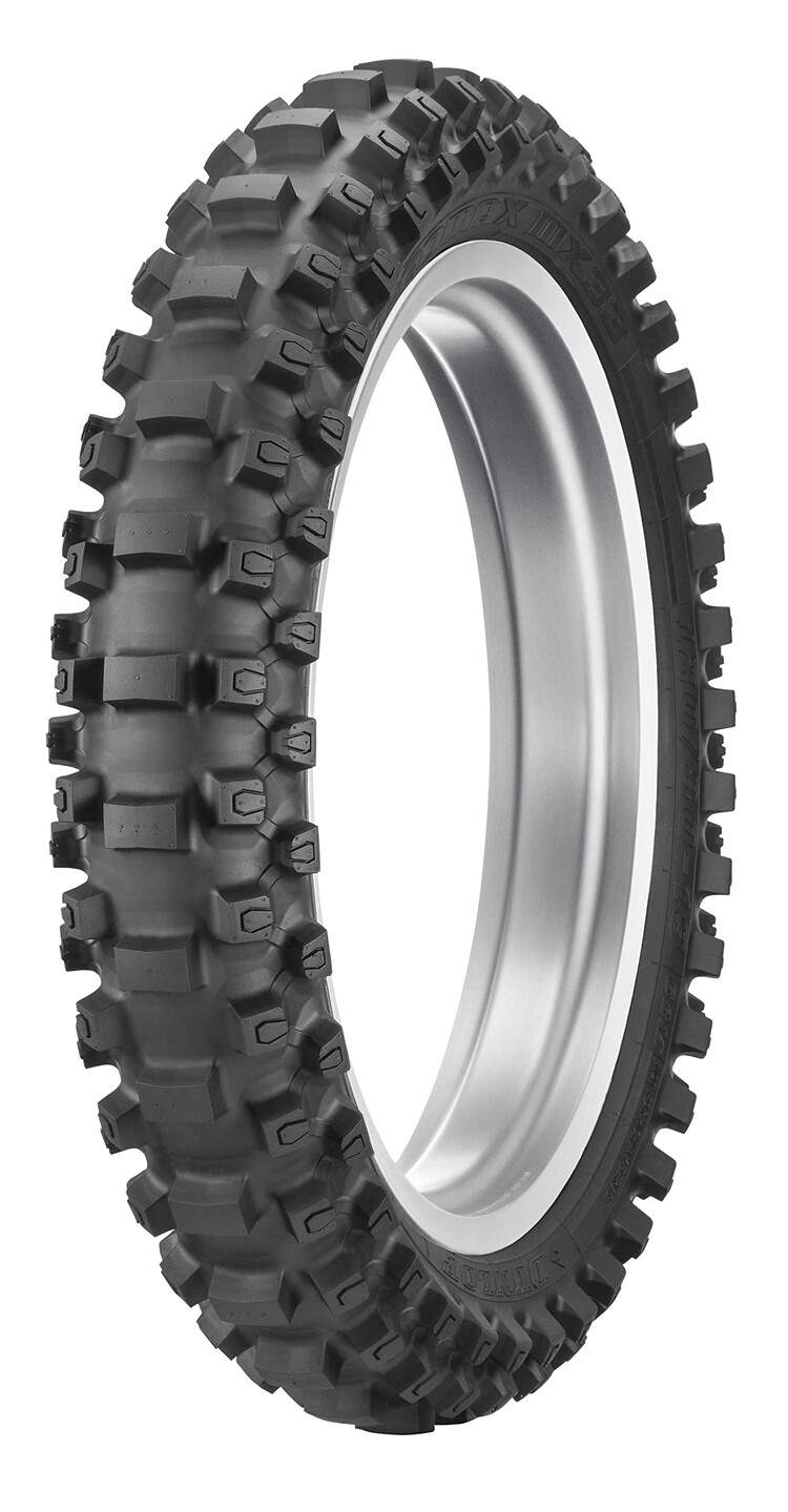 DUNLOP DUNLOP GEOMAX MX33 TIRE 90/100-18 VINTAGE
