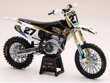 NEW-RAY NEW-RAY 1:12 SCALE ROCKSTAR HUSQVARNA TEAM FC450 MALCOLM STEWART #27