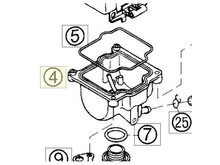 KTM / GASGAS / HUSQVARNA 72531011000 FLOAT CHAMBER ASSY. FOR CARB KTM 85 SX '18-'25