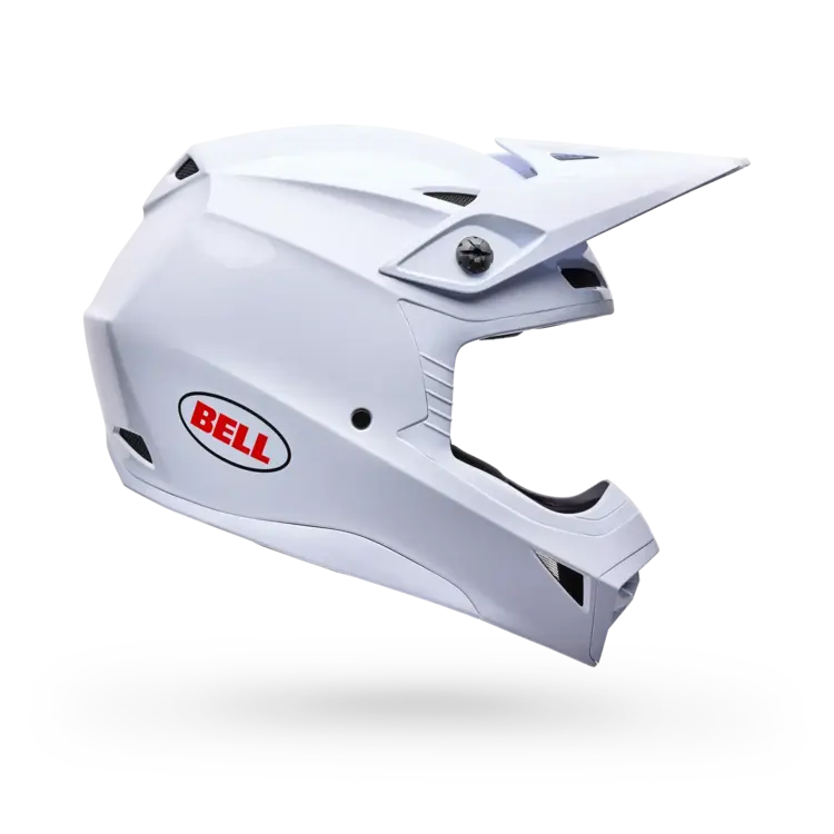 BELL MX-10 YOUTH HELMET SOLID WHITE