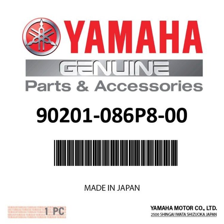 YAMAHA Yamaha 90201-086P8-00 - Washer, plate