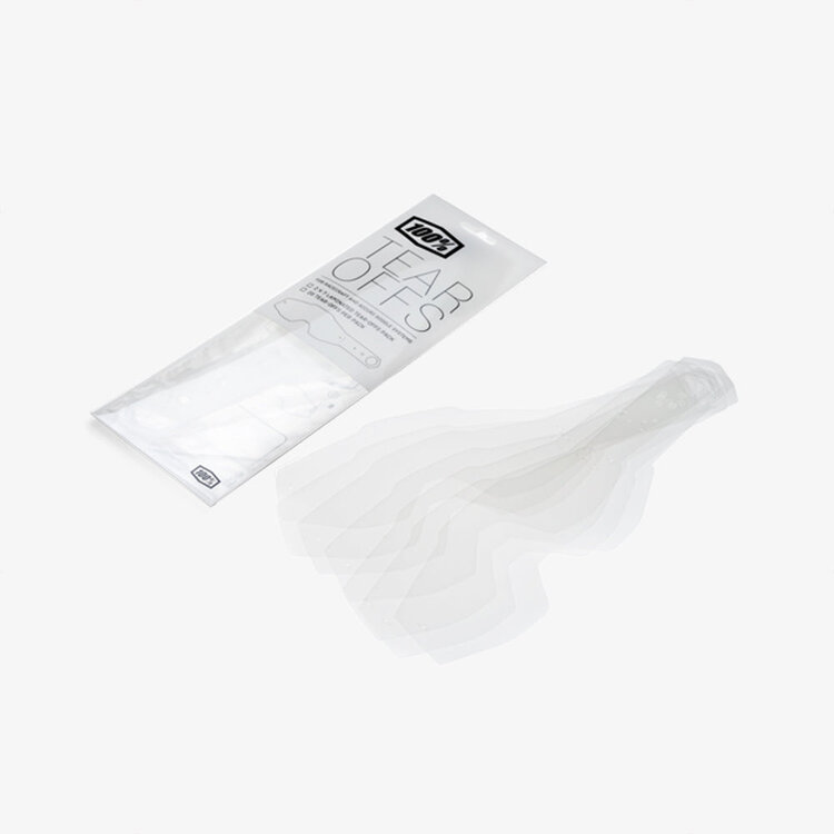100% 100% - Laminated Tearoffs - Gen 2 Acurri2/Strata2/Racecraft2 - 14 Pack