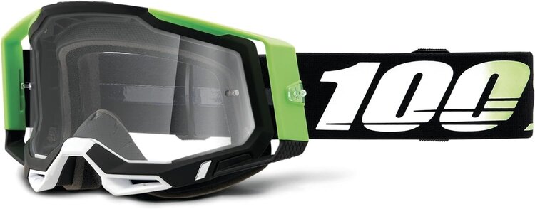 100% RACECRAFT 2 GOGGLES COSTUME 2 - CLEAR LENS