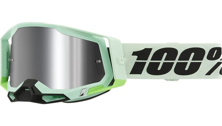 100% - Racecraft 2 Goggle - Palomar - Mirror Silver Flash