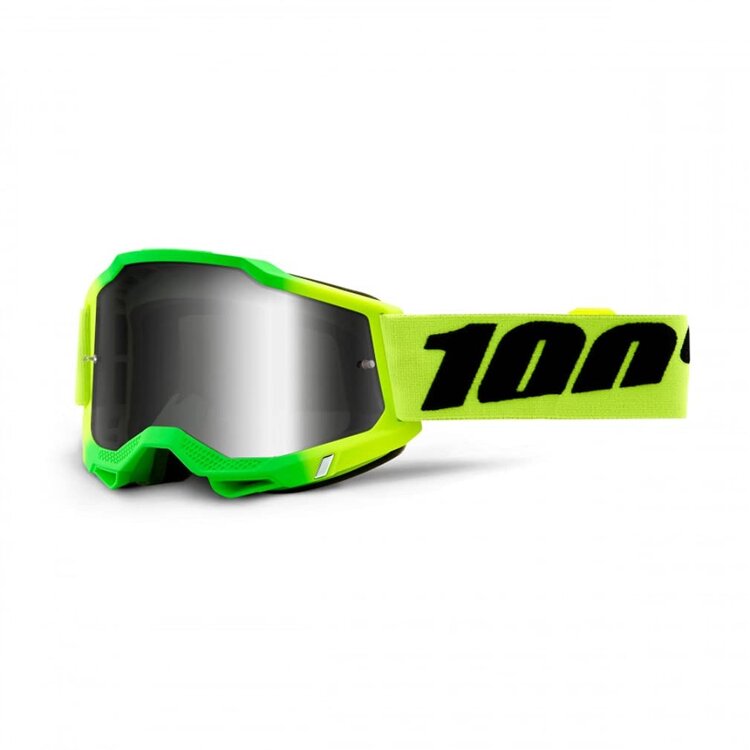 100% Accuri 2 Goggles Travis-Mirror Silver Lens