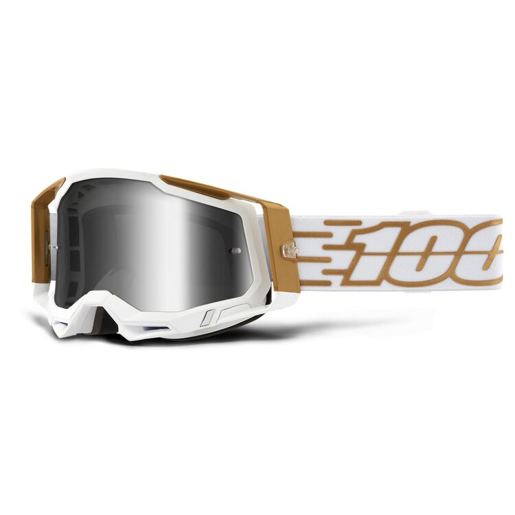100% RACECRAFT GOGGLE MAYFAIR - MIRROR SILVER LENS