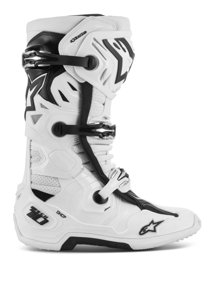 ALPINESTARS TECH 10 SUPERVENTED MX BOOTS WHITE