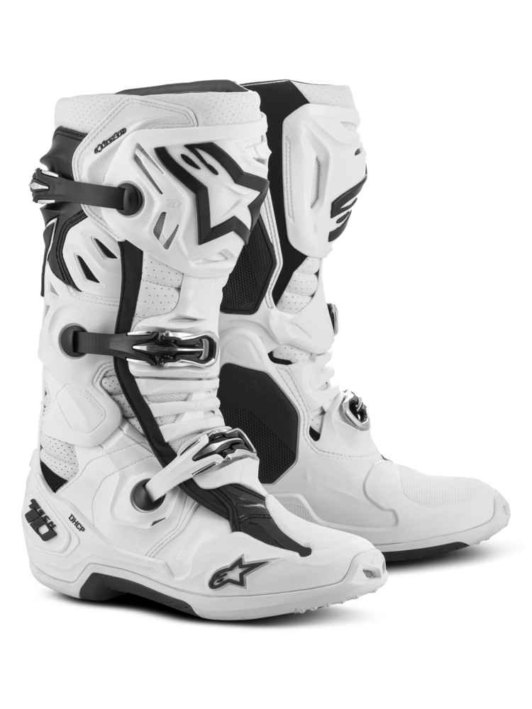 ALPINESTARS TECH 10 SUPERVENTED MX BOOTS WHITE