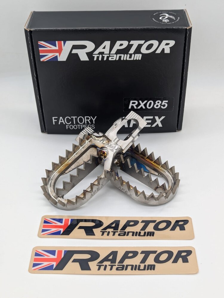 RAPTOR Raptor APEX Titanium Pegs 2025 KTM85