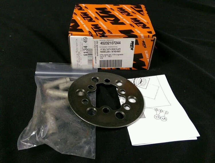 KTM / GASGAS / HUSQVARNA 45232107244 CLUTCH FIT BOLT WITH DRIVE PLATE 14-25 KTM 50 SX