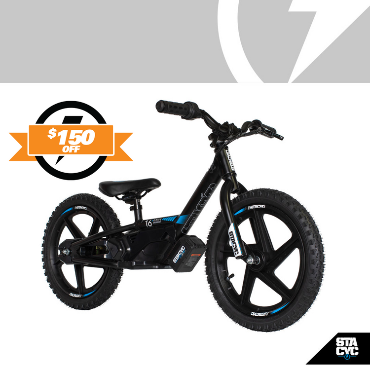 STACYC STACYC ELECTRIC BIKE 16 INCH  BLACK