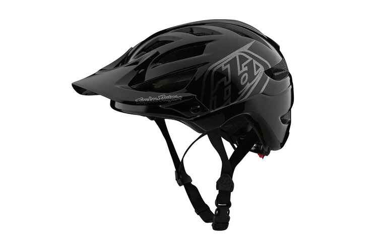 TROY LEE DESIGNS A1 YOUTH HELMET DRONE BLACK / SILVER OSFA