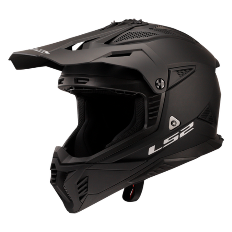 LS2 GATE HELMET SOLID MATTE BLACK
