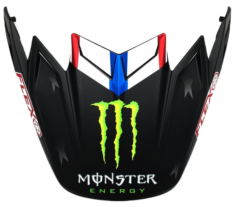 BELL MOTO 9 FLEX VISOR TOMAC REPLICA C22 MONSTER MATTE BLACK/WHITE