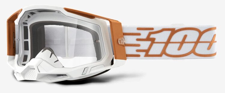 100% RACECRAFT 2 MAYFAIR GOGGLES - CLEAR LENSES