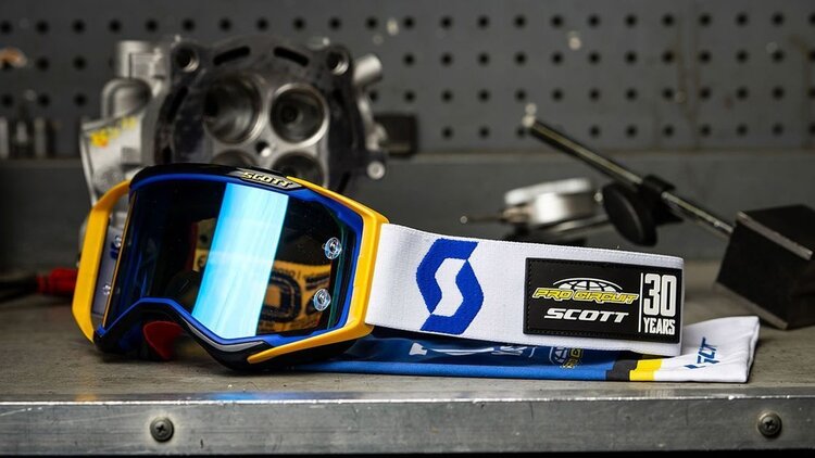 SCOTT Scott - Prospect Pro Circuit - Blue/Yellow - Blue Chrome Lens