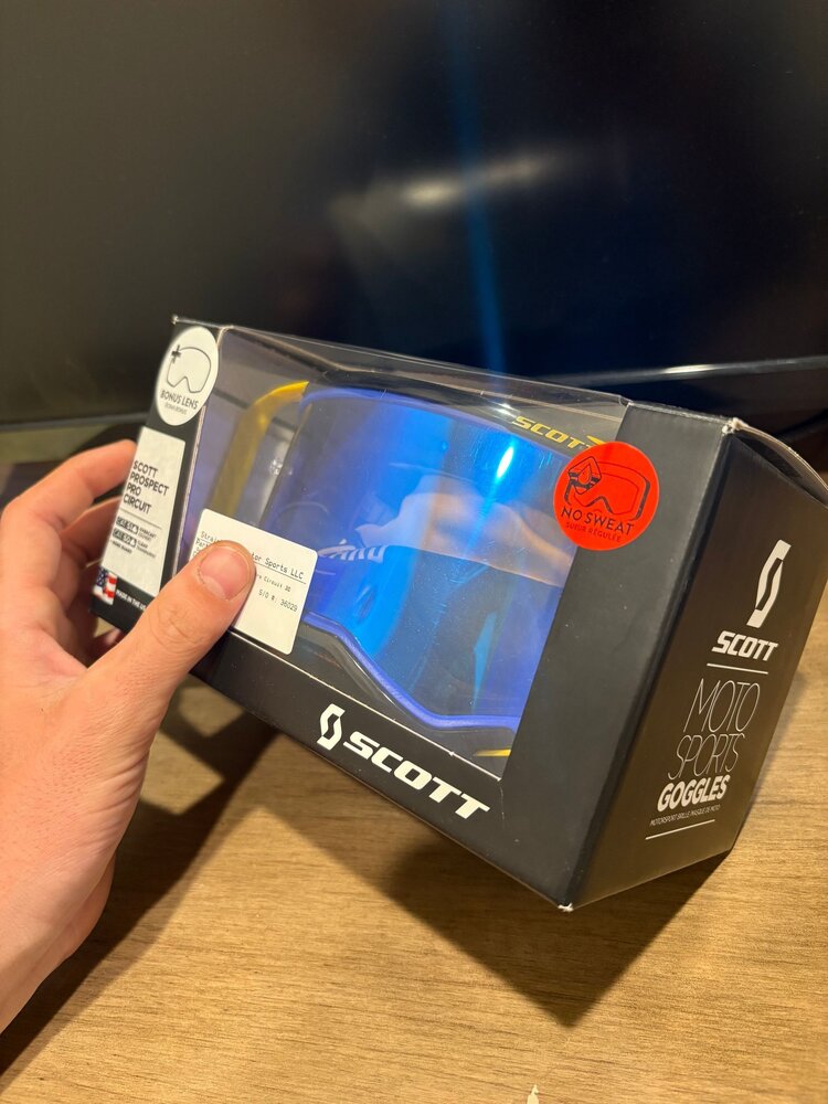 SCOTT Scott - Prospect Pro Circuit - Blue/Yellow - Blue Chrome Lens