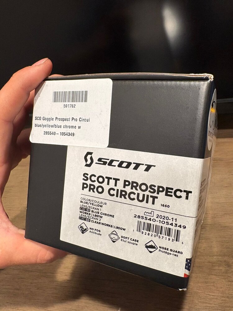 SCOTT PROSPECT GOGGLE PRO CIRCUIT 30TH ANN LTD ED