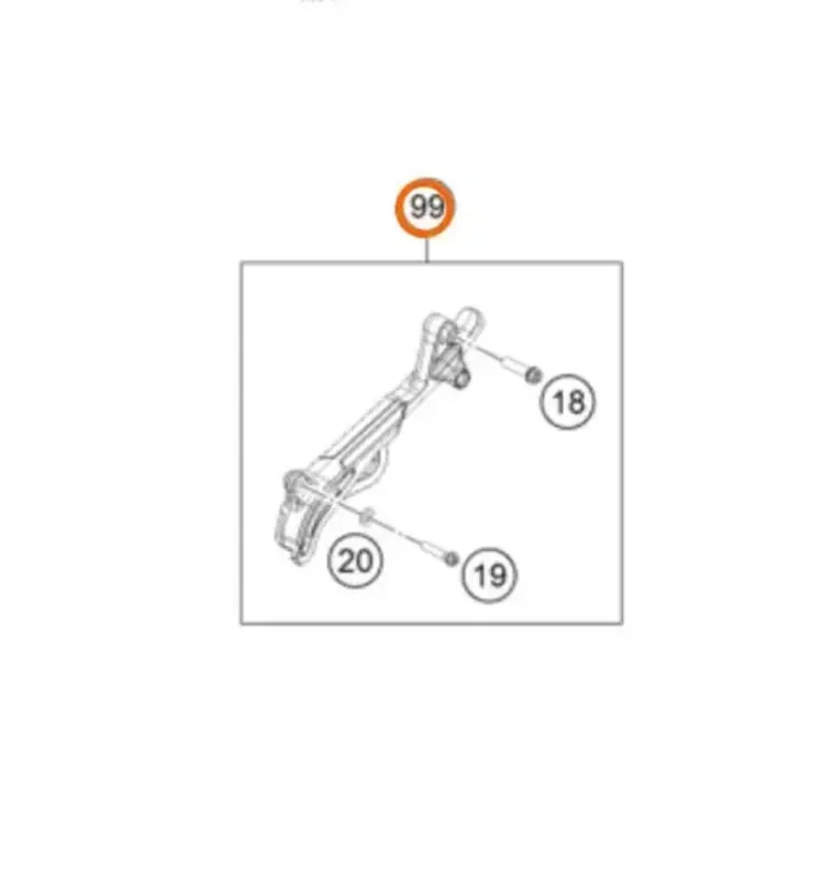 KTM / GASGAS / HUSQVARNA 79403096010 SPROCKET GUARD KTM 350/450/500  '16-'23
