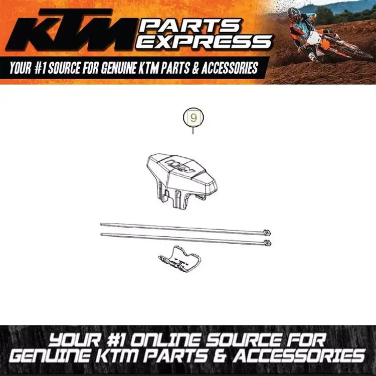 KTM / GASGAS / HUSQVARNA 45402002044 HANDLEBAR PAD KTM 50CC '20-'23