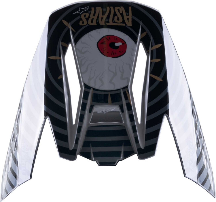 ALPINESTARS S-M5 VISOR SOLAR FLARE BLACK/RED/FLUO YELLOW