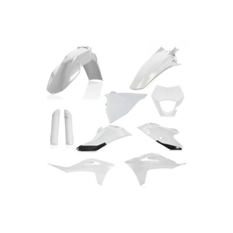 ACERBIS ACERBIS PLASTIC KIT WHITE/BLACK GASGAS EC 250-350 '21-'23