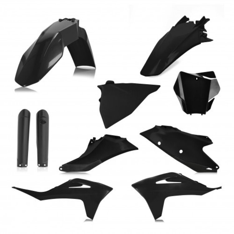 ACERBIS ACERBIS PLASTIC KIT GAS/KTM BLACK MC 250F-450F  '21-'23