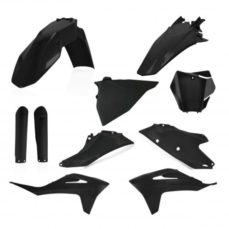 ACERBIS ACERBIS PLASTIC KIT GAS/KTM BLACK MC 250F-450F  '21-'23
