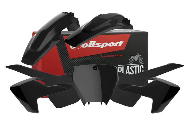 POLISPORT POLISPORT PLASTIC BODY KIT BLACK HUSQVARNA TC/FC 250/450 '16-'18