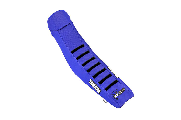 D'COR D-COR SEAT COVER BLUE/BLACK RIBS YAMAHA YZ125-250 '02-'21