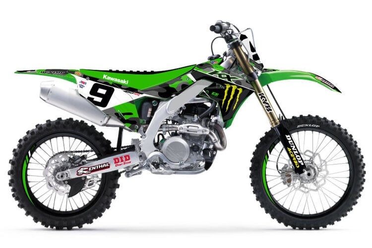 D'COR D-COR GRAPHIC KIT 22 MEK KAWASAKI KXF450 '16-'18